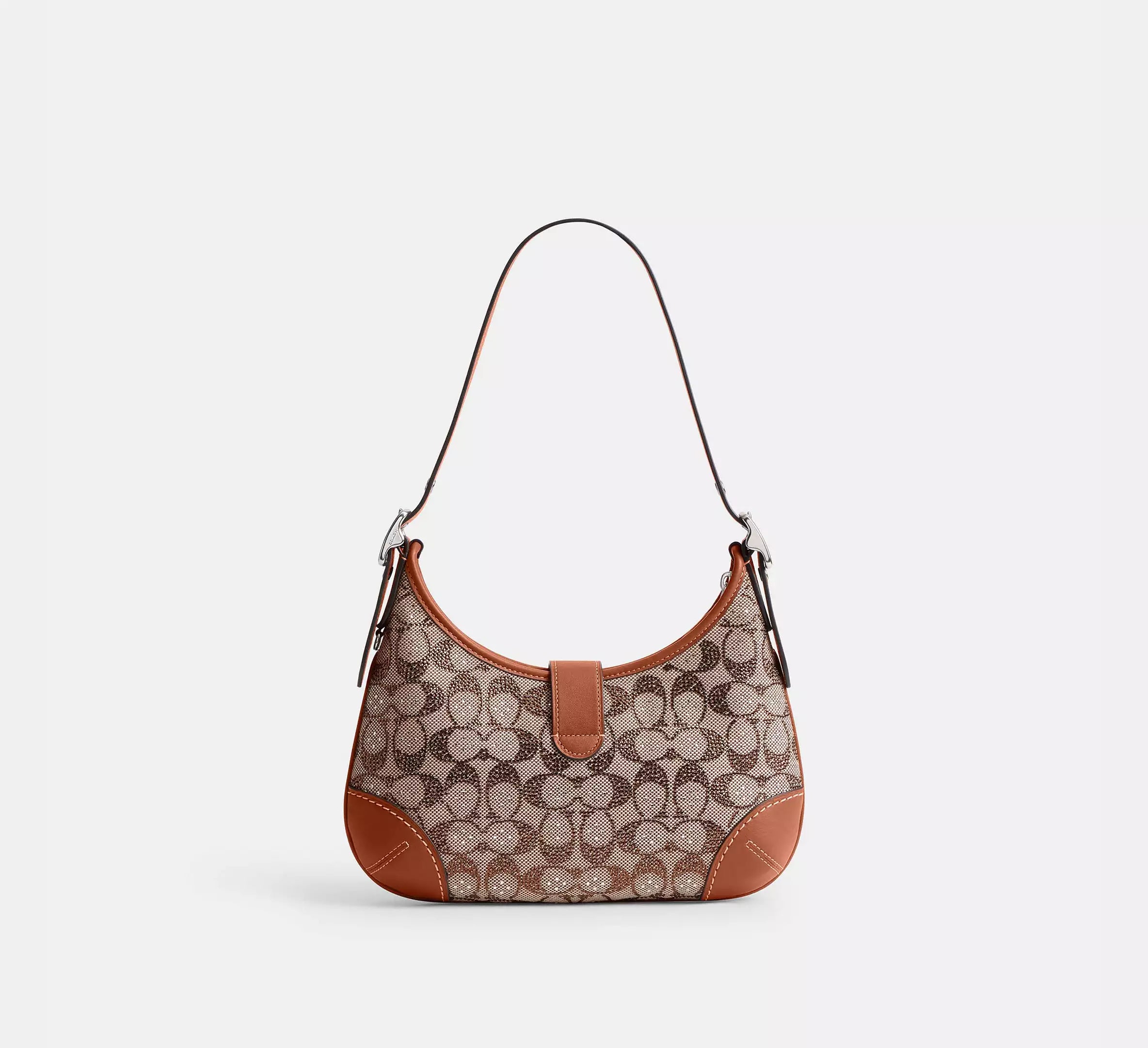 Hamptons Hobo Bag In Crystal Jacquard